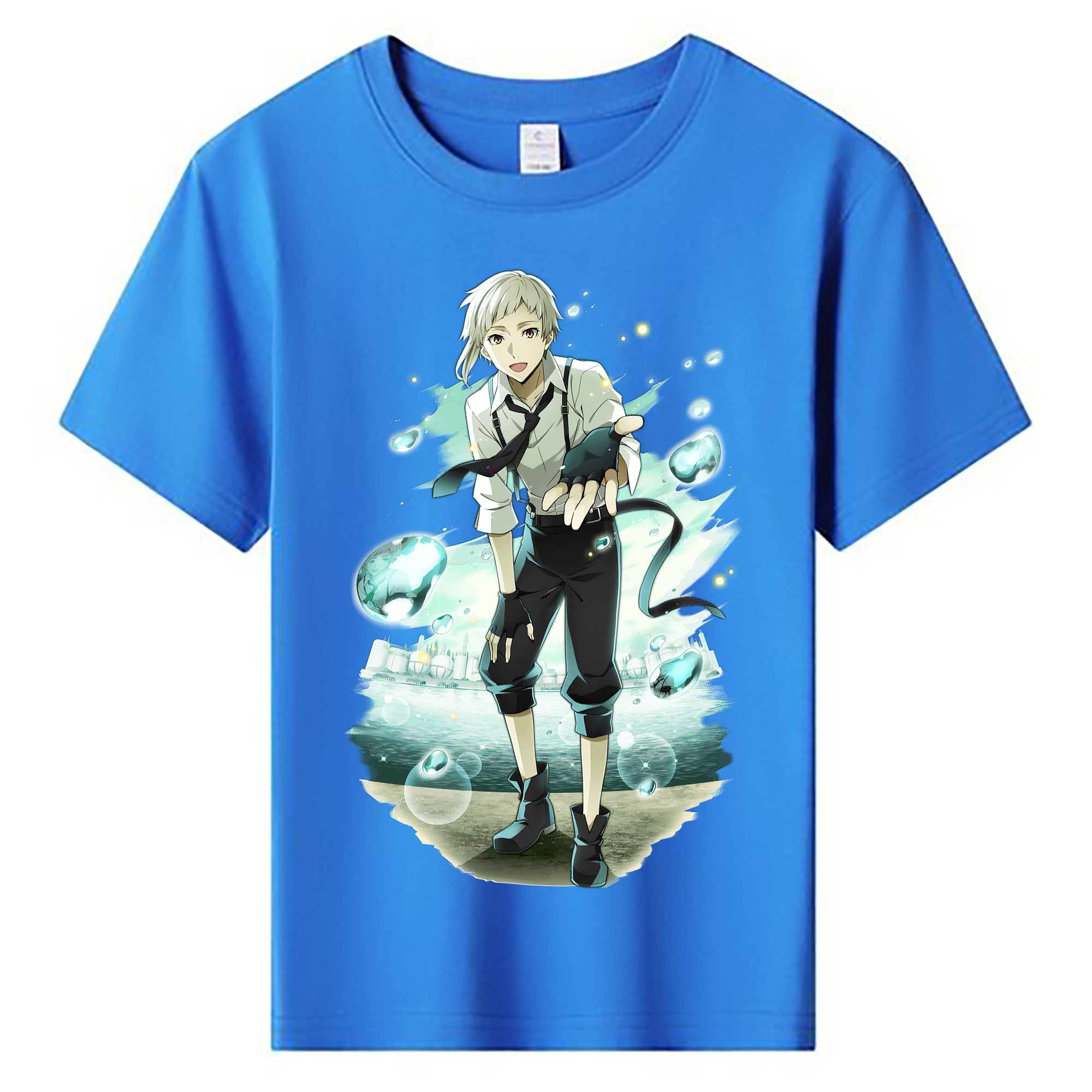 （画像用） 文豪ストレイドッグス Bungo Stray Dogs 綿100％キッズTシャツ（フロントプリント）